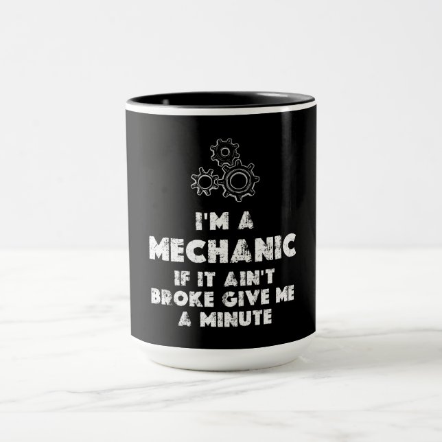 Mug Je Suis Un Mécanicien Et Un Amusant (Centre)