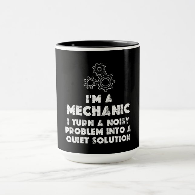 Mug Je Suis Un Mécanicien Et Un Amusant (Centre)