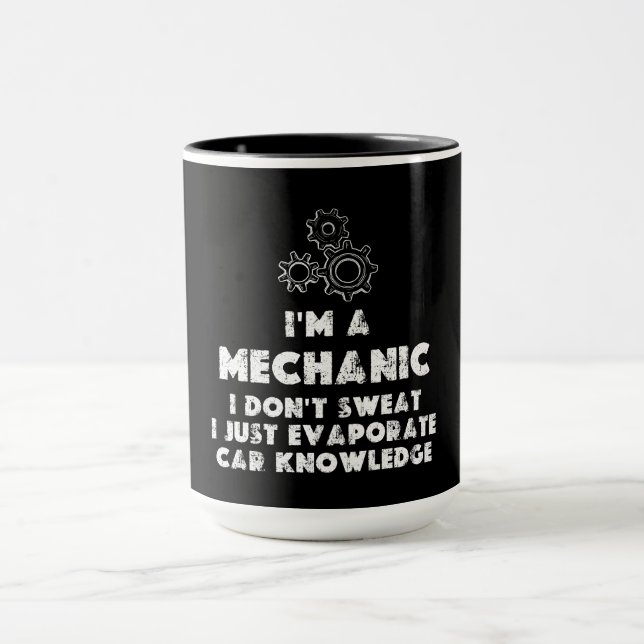 Mug Je Suis Un Mécanicien Et Un Amusant (Centre)