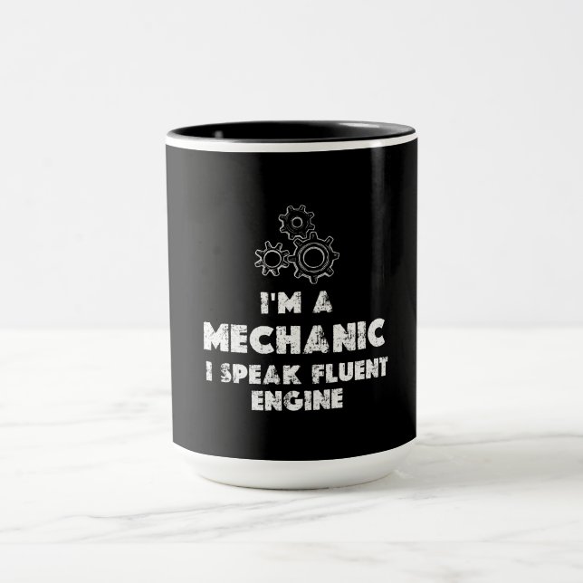 Mug Je Suis Un Mécanicien Et Un Amusant (Centre)