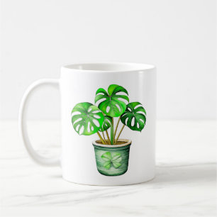 Mug Je suis un Monstera sans Mon Café Funny Plante P