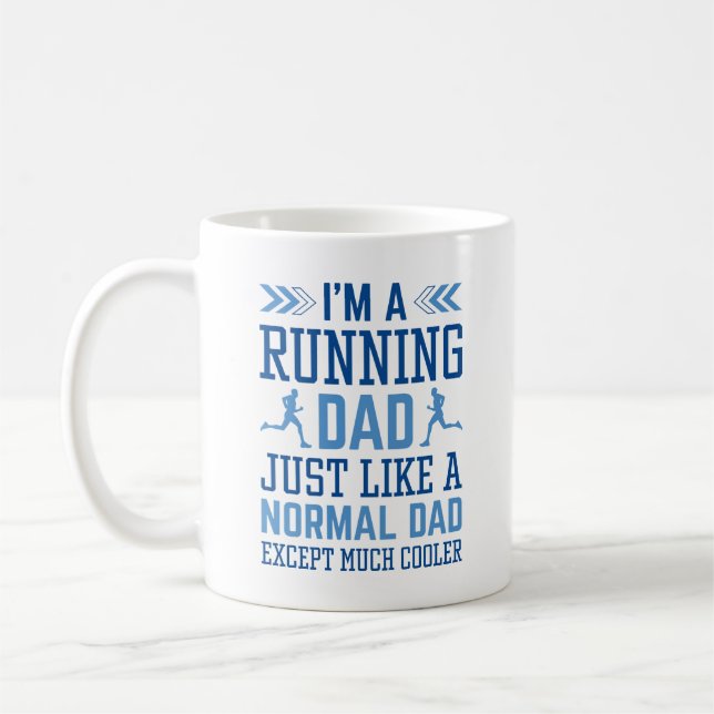 Mug Je suis un papa coureur (Gauche)