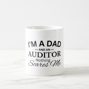Mug Je suis un papa et un auditeur Rien ne me fait peu