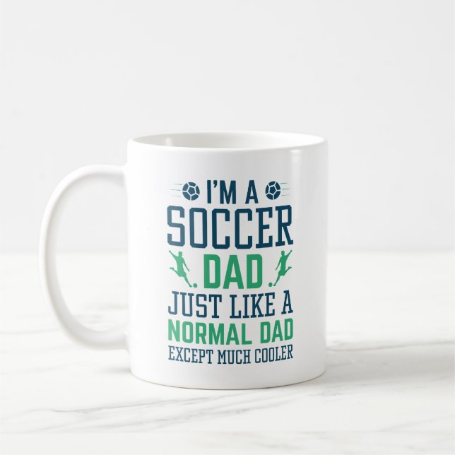 Mug Je suis un papa footballeur (Gauche)