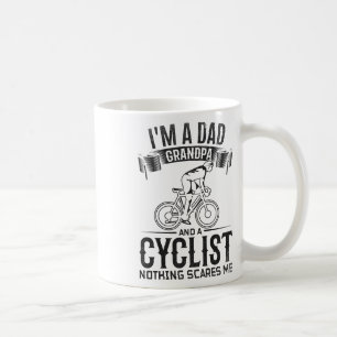 Mug Je Suis Un Papa Grand-père Et Cycliste Rien Ne Me