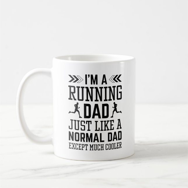 Mug Je suis un papa qui court (Gauche)