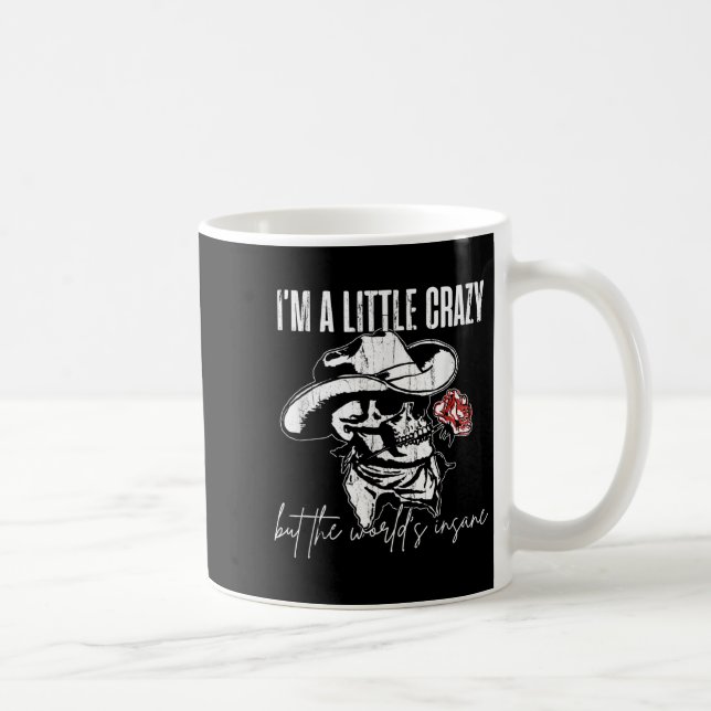 Mug Je suis un peu fou mais ce monde est fou (Droite)
