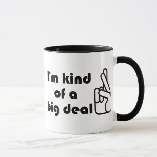 Mug Je suis un peu une grosse affaire de croisés de do