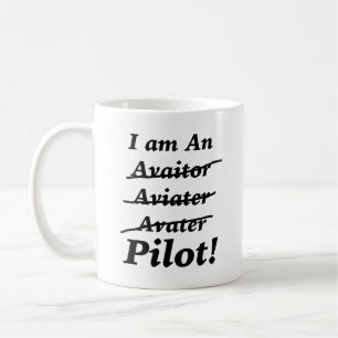 Mug Je suis un pilote