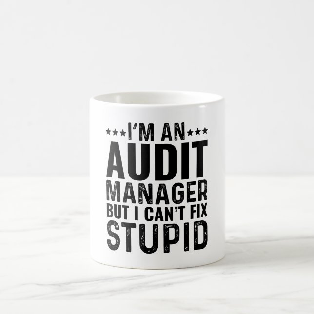 Mug Je suis un responsable de l'audit, mais je ne peux (Centre)