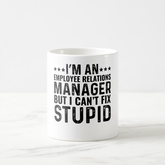 Mug Je suis un responsable des relations avec les empl (Centre)