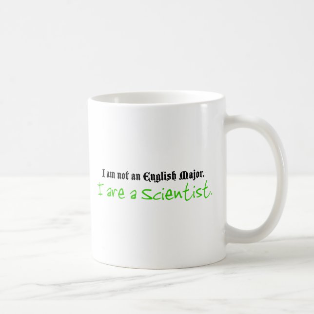 Mug Je suis un scientifique (Droite)