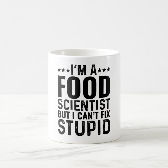 Mug Je suis un scientifique de l'alimentation, mais je (Centre)
