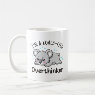Mug Je suis un surpenseur koalifié - Koala triste mign