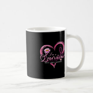 Mug Je suis un survivant Ruban rose de sensibilisation