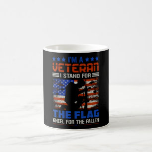 Mug Je Suis Un Vétéran Stand Pour Le Drapeau - USA Her