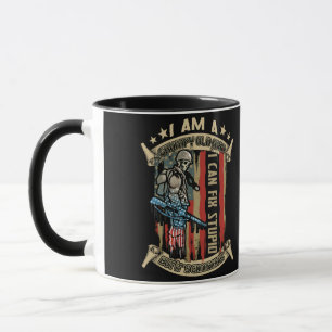 Mug Je suis un vieil homme grincheux que je peux répar