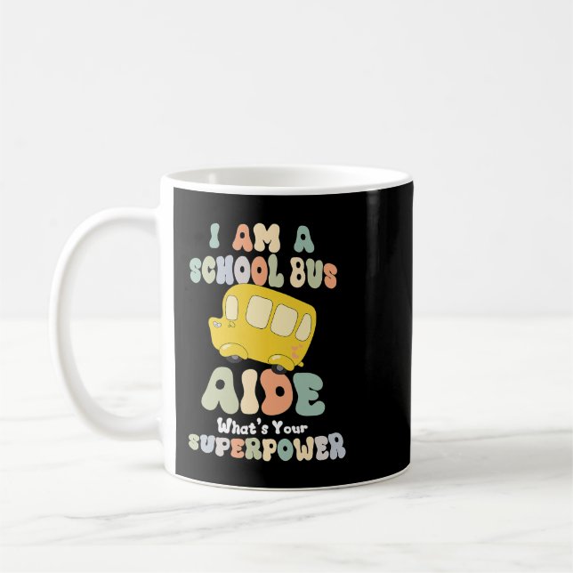 Mug Je Suis Une Aide En Bus Scolaire (Gauche)