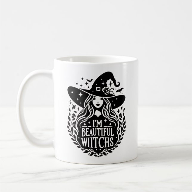 Mug Je suis une belle sorcière (Gauche)