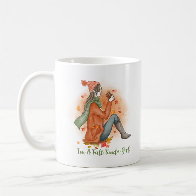 Mug Je suis une chanteuse de automne Kinda Girl-Fall M (Gauche)