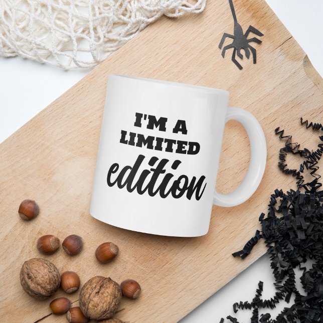 Mug Je suis une édition limitée en gras et en écriture (Créateur téléchargé)