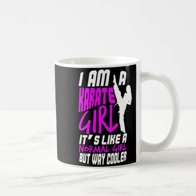 Mug Je Suis Une Fille De Karaté Citation Pour Filles C (Droite)