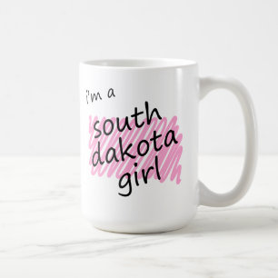 Mug Je suis une fille du Dakota du Sud