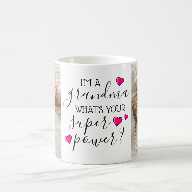 Mug Je suis une grand-mère, quel est ton super pouvoir (Centre)