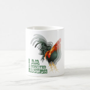 Mug Je suis une illusion de coq