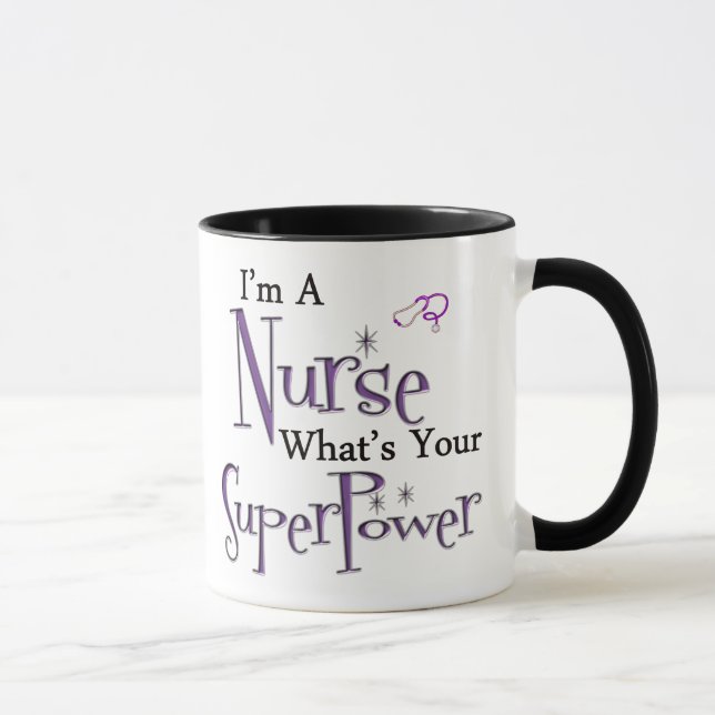 Mug Je suis une infirmière (Droite)
