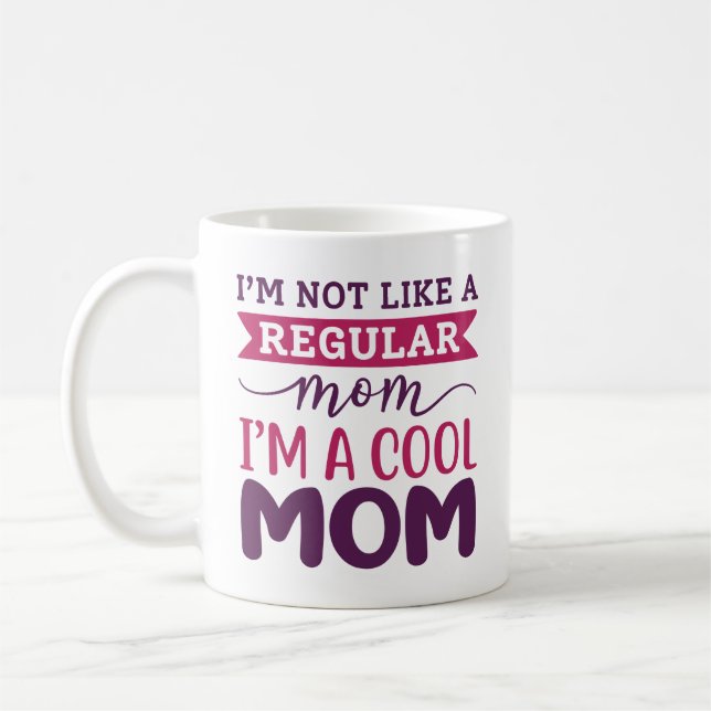 Mug Je suis une maman Cool (Gauche)