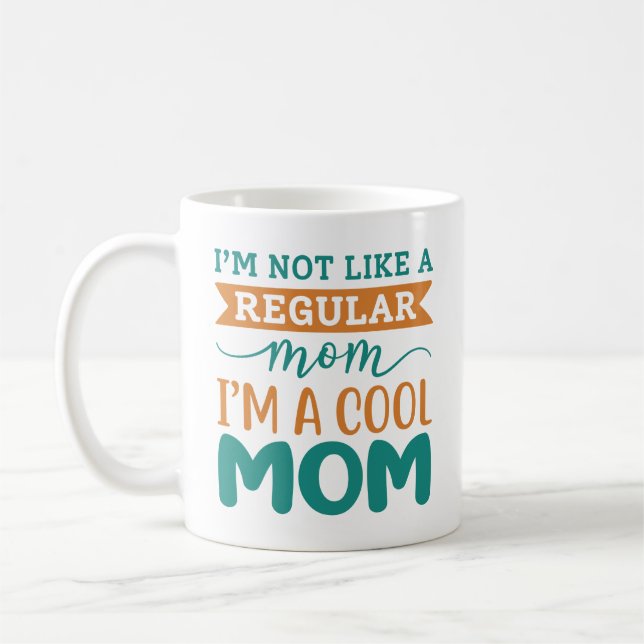 Mug Je suis une maman Cool (Gauche)