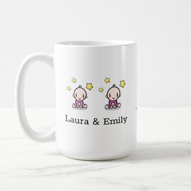 Mug Je Suis Une Maman De Jumeaux Mug, Nouveau Cadeau M (Gauche)