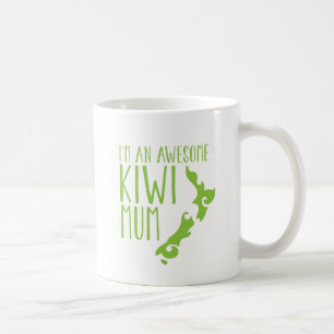 Mug Je suis une MAMAN Nouvelle Zélande de KIWI