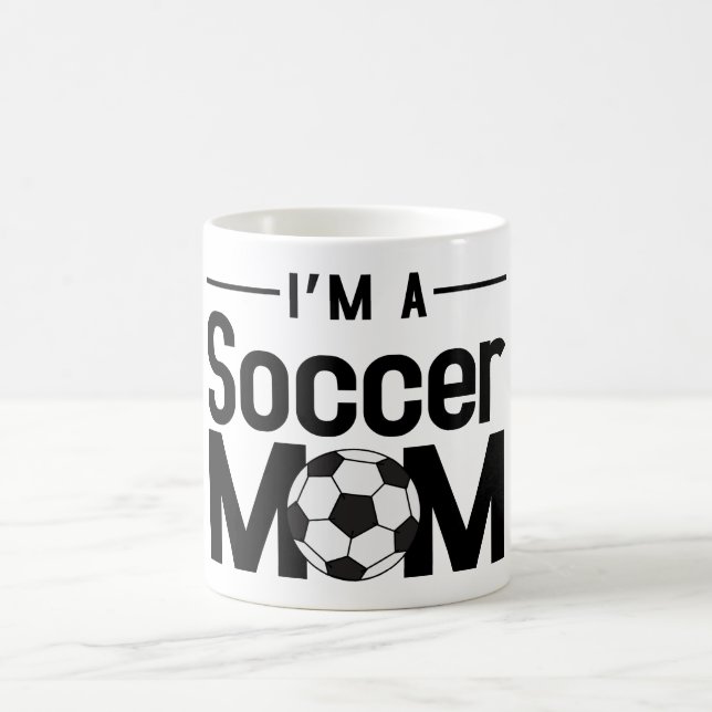 Mug Je suis une moto de football (Centre)