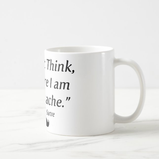 Mug Je suis une moustache (Droite)