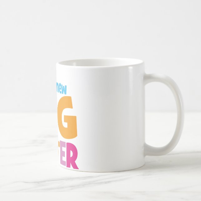 Mug Je suis une nouvelle grande soeur (Droite)