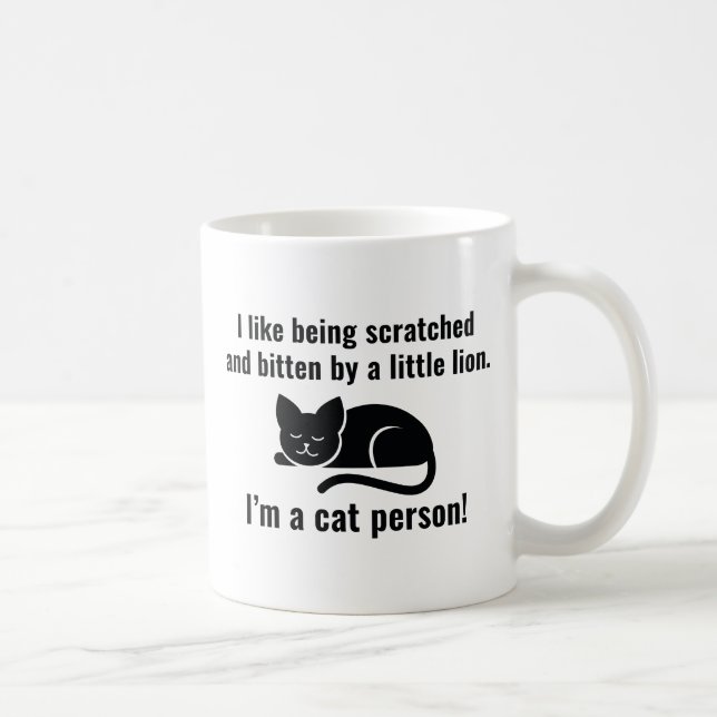 Mug Je Suis Une Personne À Chat (Droite)