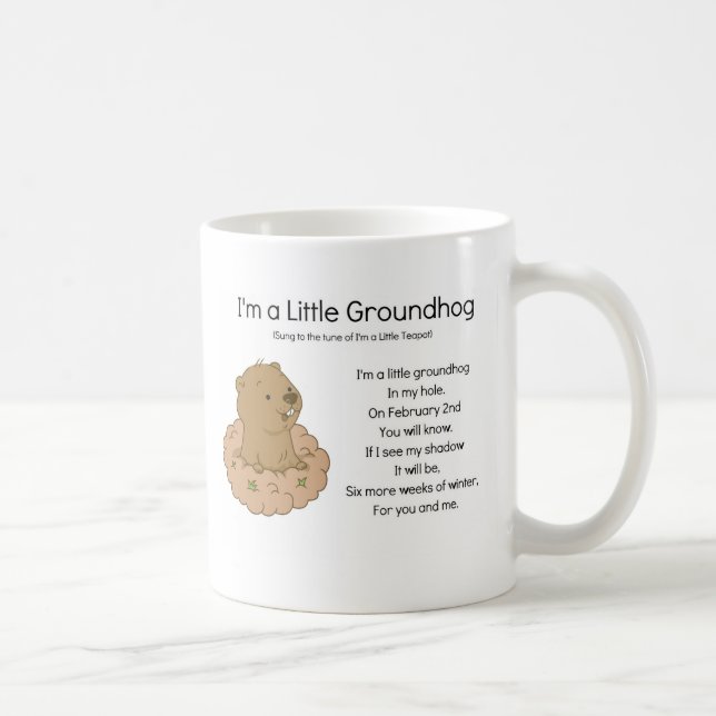 Mug Je suis une petite marmotte (Droite)
