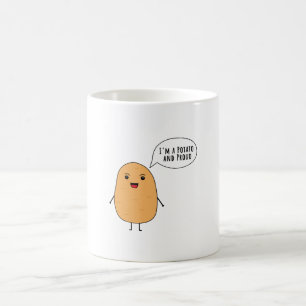 Mug Je suis une pomme de terre et fière