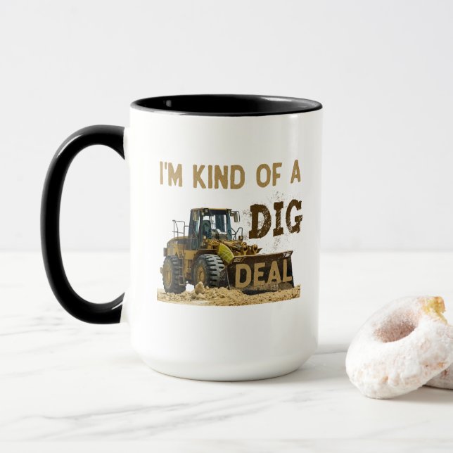 Mug Je suis une sorte d'accord DIG (Avec donut)