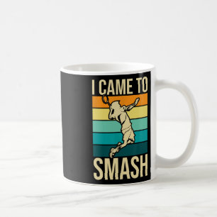 Mug Je Suis Venu À Smash - Joueur De Badminton Birdie