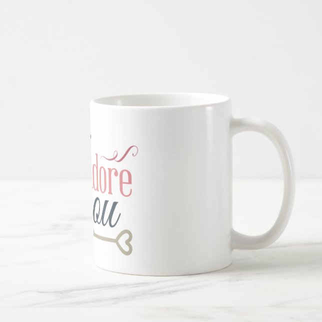 Mug Je t'adore (Droite)