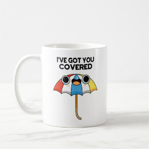 Mug Je t'ai couvert un jeu de parapluies amusant