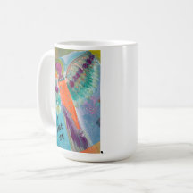 JE T'AIME ange avec art original