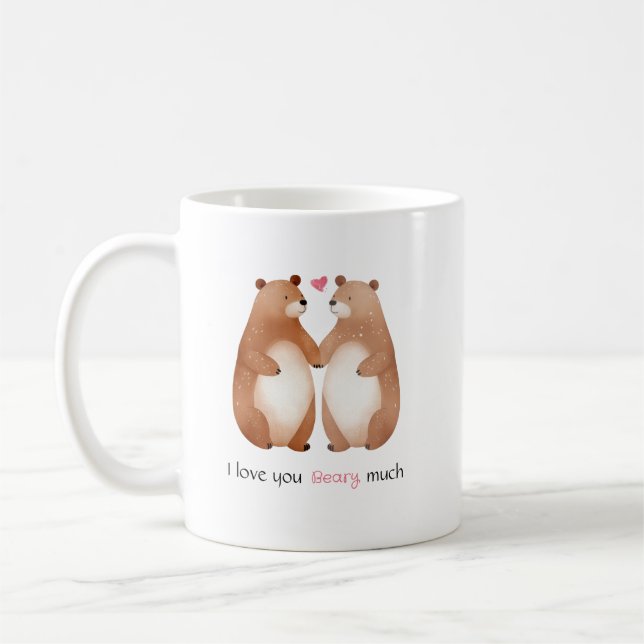Mug Je t'aime Beary beaucoup (Gauche)