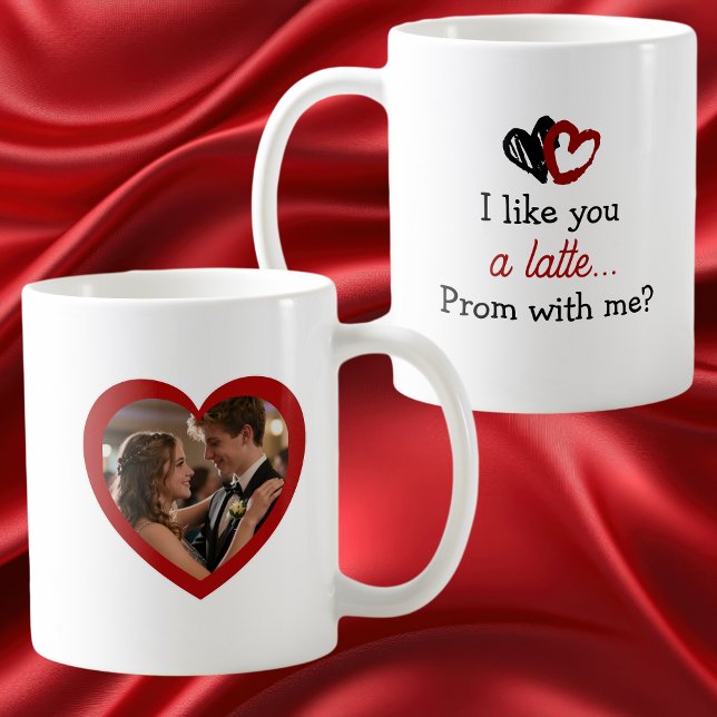 Mug Je t'aime beaucoup | Demande de bal Photo (Créateur téléchargé)