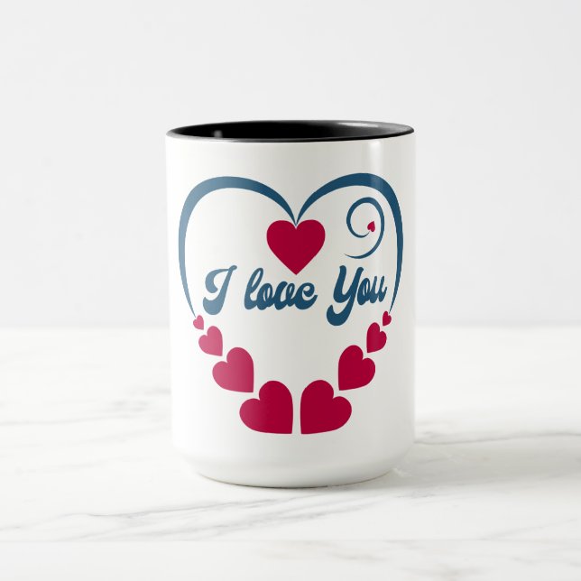 Mug Je t'aime Cadeau (Centre)