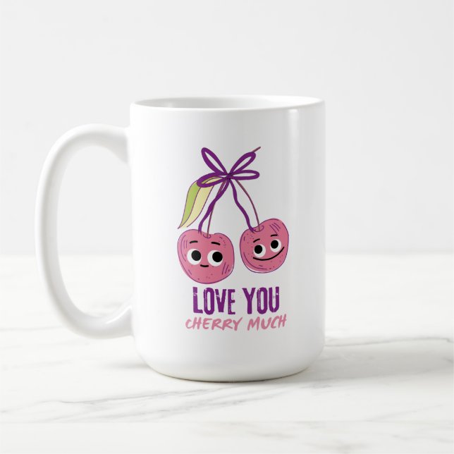 MUG JE T'AIME CHERRY BEAUCOUP (Gauche)