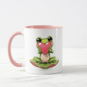 Mug Je t'aime Crapaud Chibi Personnalisé